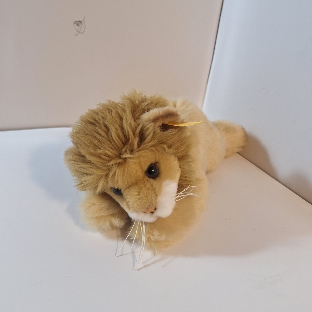 Steiff Leo Lion Plush 10" Soft Cub‎ Stuffed Animal